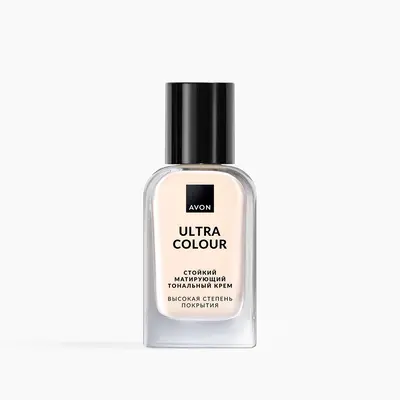 Стойкий матирующий тональный крем Ultra Colour, 30 мл