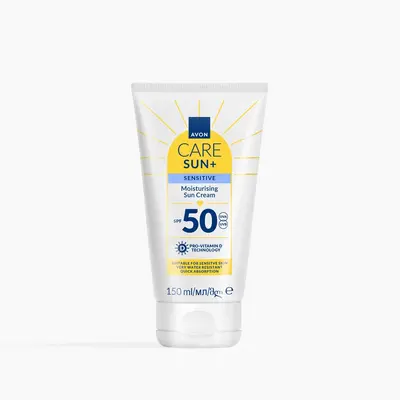 Солнцезащитный крем для лица и тела для чувствительной кожи SPF 50, 150 мл