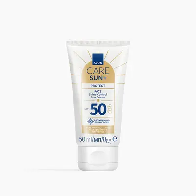 Солнцезащитный матирующий крем для лица SPF 50, 50 мл