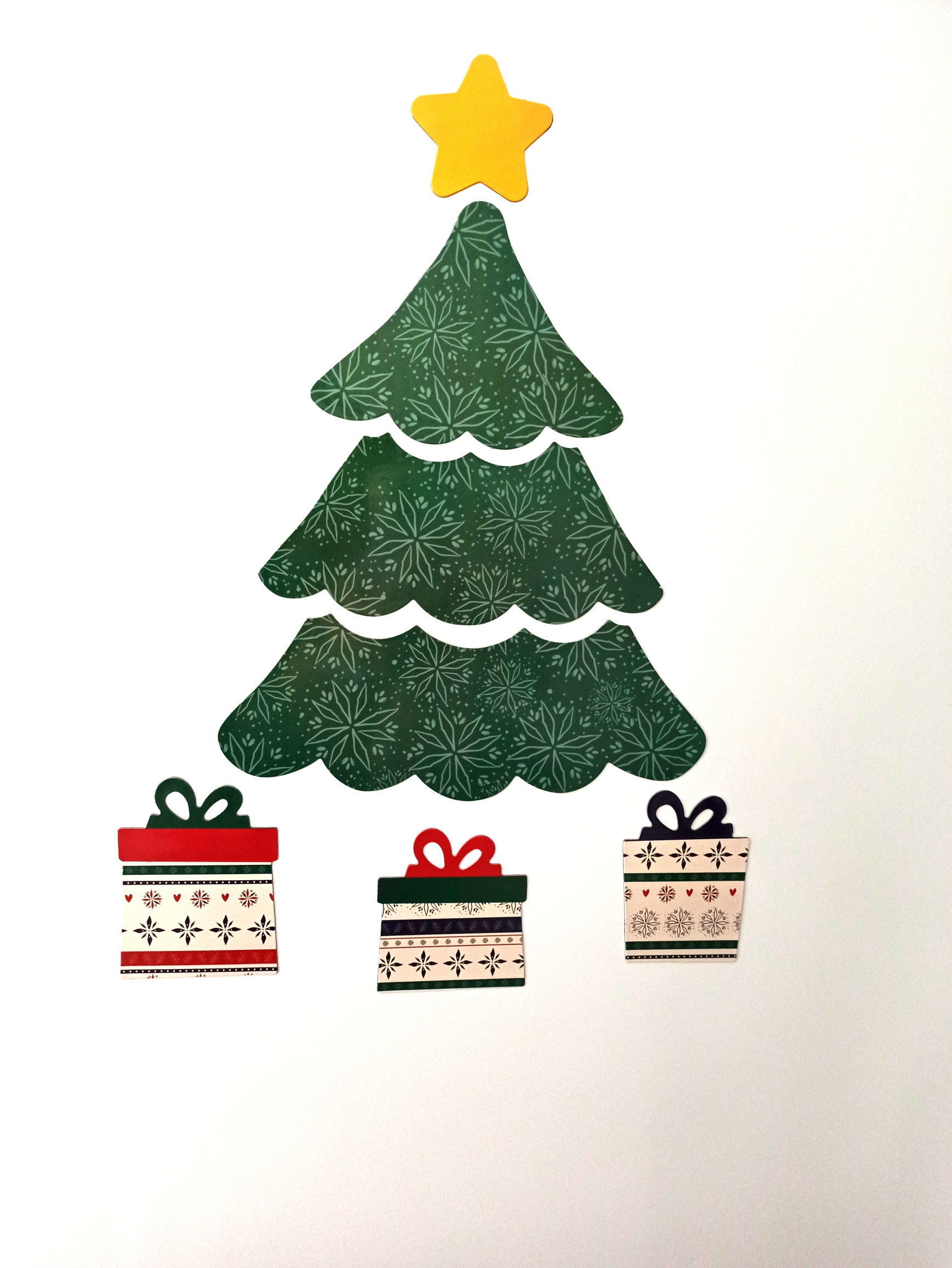 Набор декоративных магнитов 7шт (ЕЛЬ)