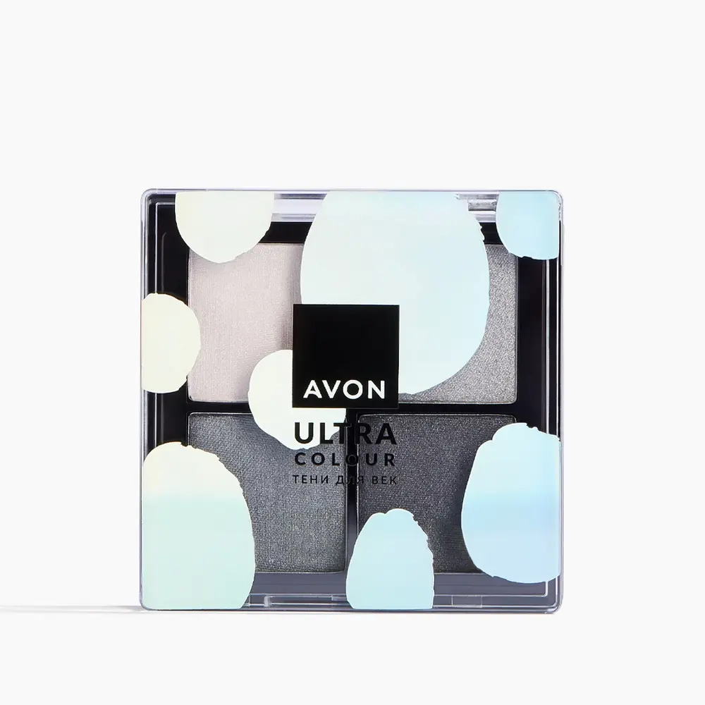 четырехцветная палетка теней для век ultra colour