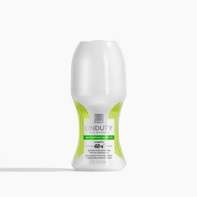 Дезодорант-антиперспирант с шариковым аппликатором «Абсолютная свежесть» для женщин, 50 мл